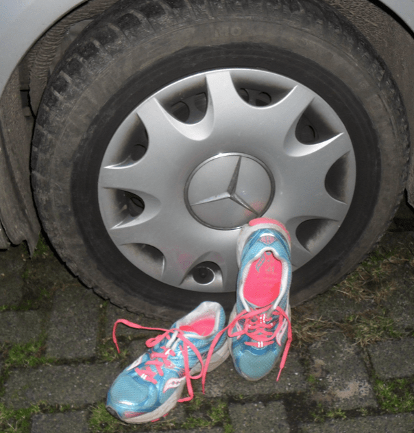 Hardloopschoenen en autobanden hebben veel gemeen!
