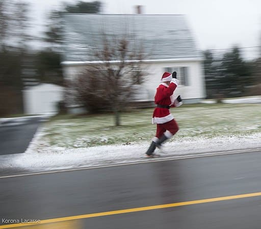 Kerstman hardlopen + 6 andere kerst looptips