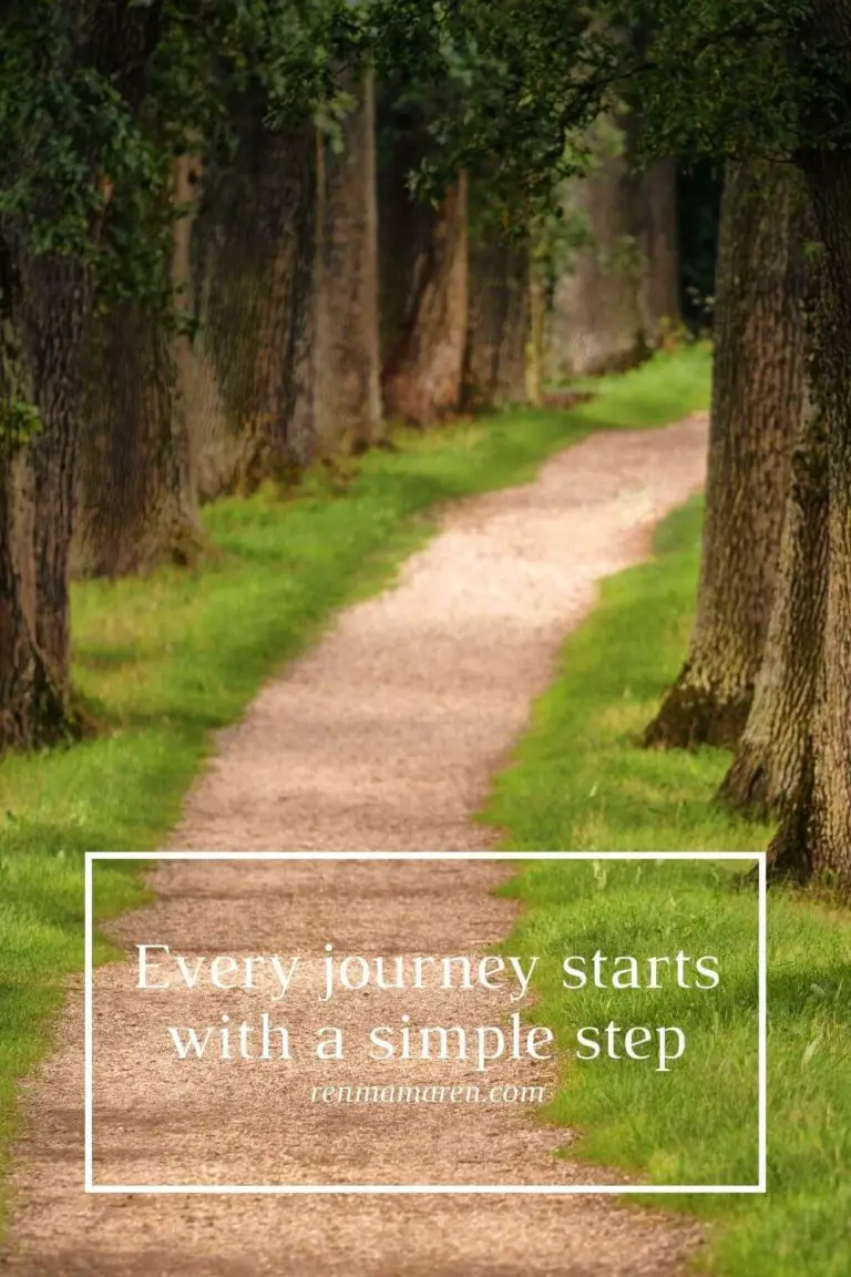 Every journey starts with a simple step