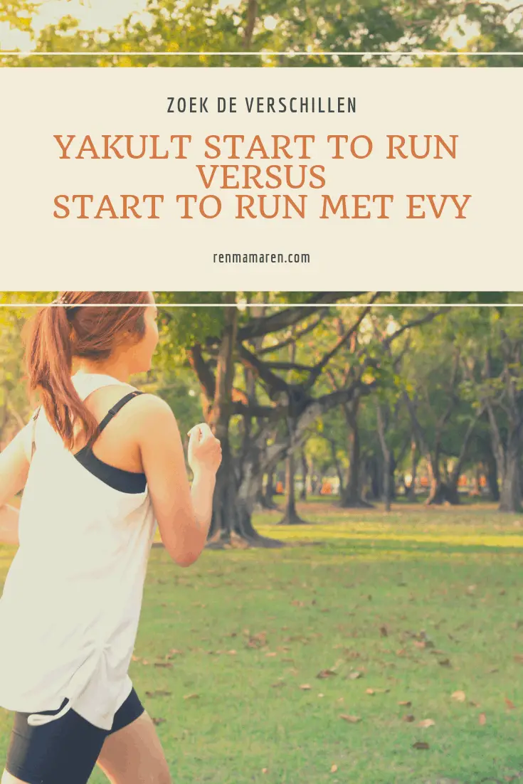 Yakult Start to run of Start to run: wat is het verschil?