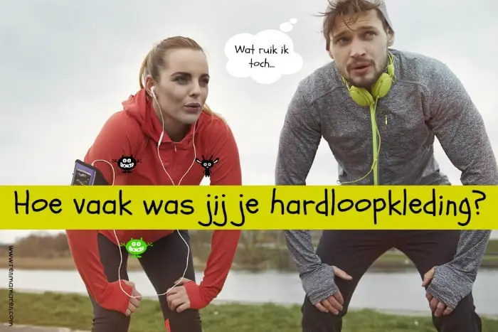 Hoe vaak was jij je hardloopkleding?