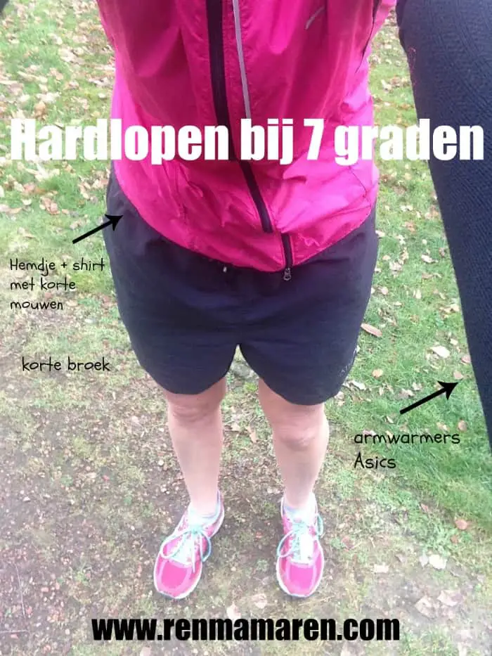 Hardloopkleding bij 7 graden (ik dacht 10...)