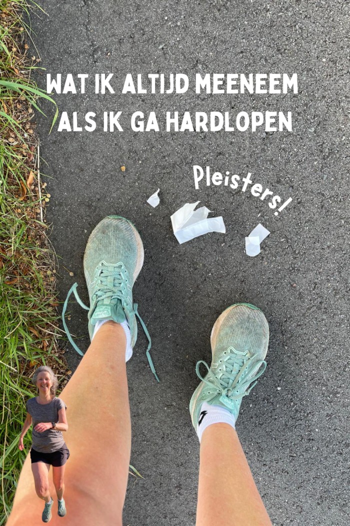 hardlopen en pleisters