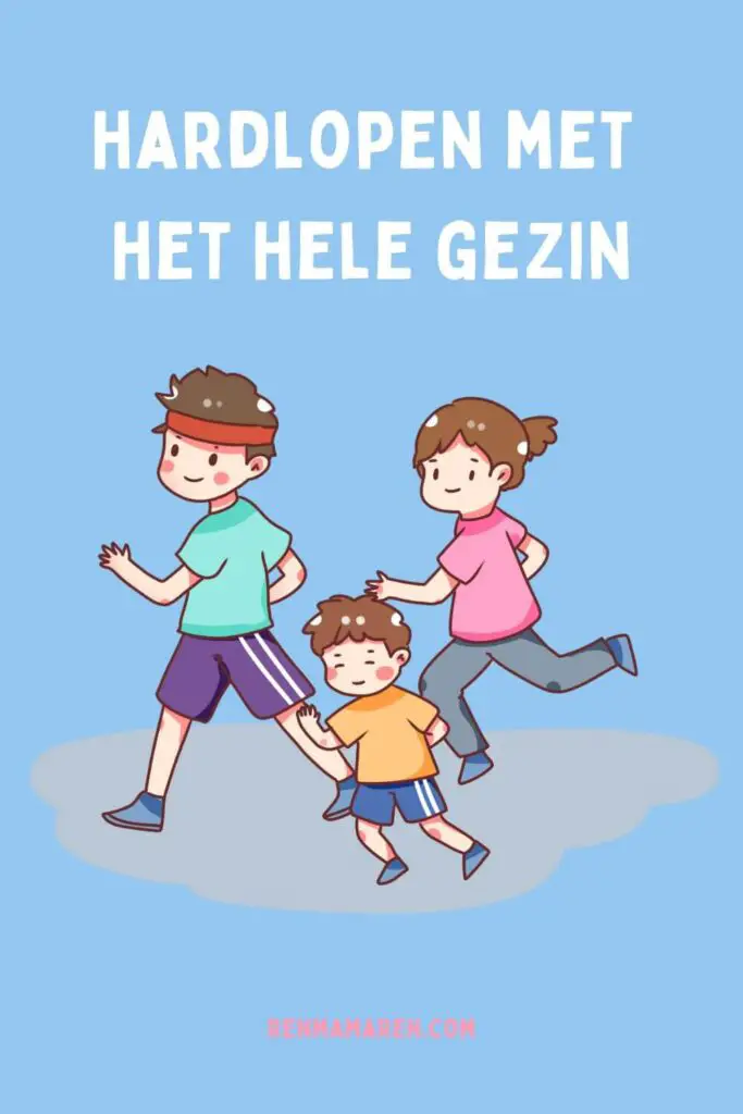 hardlopen met het hele gezin
